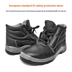 Chaussures de travail respirantes à bout en acier pour hommes, antidérapantes, antistatiques, anti-écrasement, protection du travail, sécurité avant tout - Product Image 2