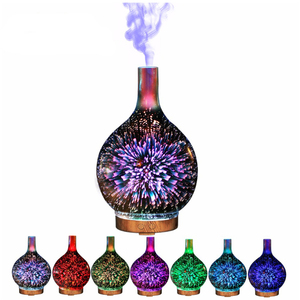 3D xoay nhà humidificador siêu âm độ ẩm không khí khuếch tán hương thơm - Product Image 2