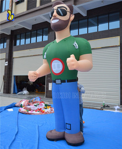 Ballon <span class=keywords><strong>gonflable</strong></span> de 3,66 mètres de haut représentant des hommes musclés, poupées hollandaises pour la publicité - Product Image 3