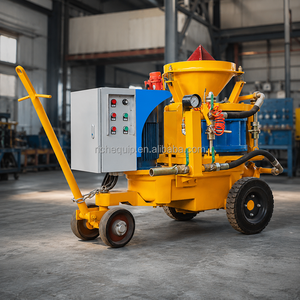 Máquina de Pulverización de Hormigón Refractario Ecológica de 9m3/h, Máquina de Pulverización de Cemento para Paredes - Product Image 4