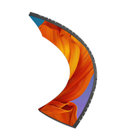 Système d'affichage LED flexible pour intérieur, structure de module souple, forme personnalisée, 4K HDR, garantie 5 ans, solution visuelle pour la créativité