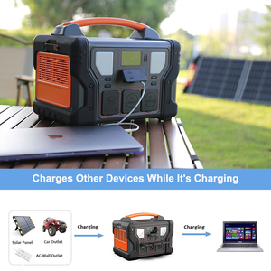 537.6Wh Lifepo4 Battery Portable Power Station Custom Logo Fast Charging 600W <b>Solar</b> <b>Generator</b> With Mppt <b>Solar</b> Charge Controller - Product Image 5