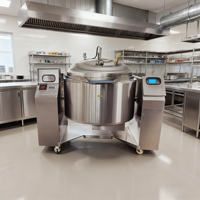 Mélangeur sous vide haute performance, cuve de cuisson et de mélange sous vide industrielle pour la transformation du sirop, du miel et du chocolat