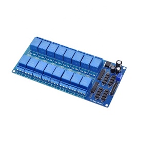 Módulo <span class=keywords><strong>de</strong></span> Relé <span class=keywords><strong>de</strong></span> 16 Canales con Protección <span class=keywords><strong>de</strong></span> Optoacoplador, Módulo <span class=keywords><strong>de</strong></span> Placa <span class=keywords><strong>de</strong></span> Control <span class=keywords><strong>de</strong></span> Energía LM2596, 5V 12V - Product Image 1