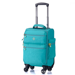 Unisex Trolley <b>Case</b> Oxford Cloth Soft Suitcase 360 Degree Spinner Wheel Durable Carry On Luggage For Leisure Travel - Product Image 5