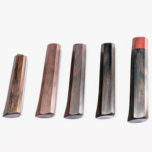 Manche de couteau en bois fait main, finition mate, design minimaliste pour la cuisine, en bois d'ébène / bois de fer / frêne, vente en gros 2026 - Product Image 6