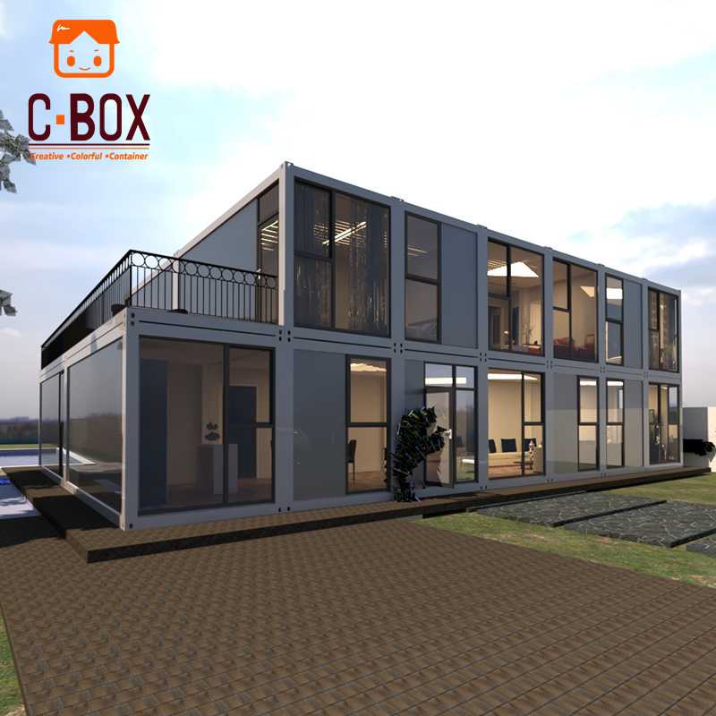 Прямая поставка с завода Cbox, складной офисный легко складывающийся сборный контейнер 20 футов, дом-контейнер для доставки