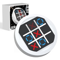 Vente en gros de nouveaux produits à succès Tic Tac Toe Quatre en un Entraînement de la mémoire Échecs Jeu de société électronique amusant Puzzle IA