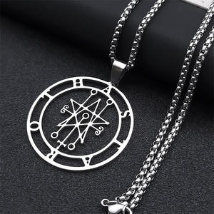 Collar con Sello de Demonio <span class=keywords><strong>Goetia</strong></span>, Collares de Acero Inoxidable al por Mayor, Collar de Oro Personalizable, Joyería de Escorpión - Product Image 4