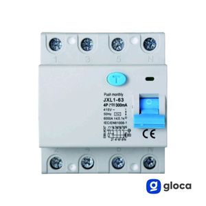 Disjoncteur miniature Gloca RCCB 4P 300mA 220V 6kA 40A pour montage sur rail domestique - Product Image 4
