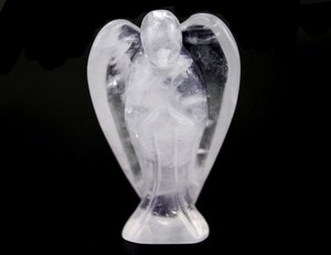 Wholesale 50mm 12 pieces/dozen <span class=keywords><strong>Angel</strong></span>, <span class=keywords><strong>Angel</strong></span> decoration small <span class=keywords><strong>rock</strong></span> crystal figurines for sale - Product Image 2