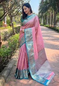 Haute demande Kanchipuram Pattu Sarees traditionnels en soie vêtements ethniques vêtements de mariée Saree disponible à la quantité en vrac - Product Image 5