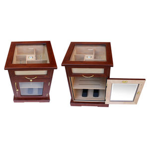 Humidors à vendre utilisé personnalisé avec <span class=keywords><strong>vitrine</strong></span> en verre sur le dessus <span class=keywords><strong>vitrine</strong></span> présentoir à cigares armoire en bois - Product Image 3