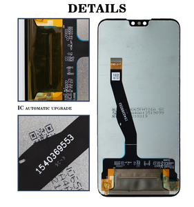Écran tactile d'affichage à cristaux liquides COF de remplacement de téléphone portable pour huawei Y9 2019 Honor <span class=keywords><strong>8x</strong></span> - Product Image 4