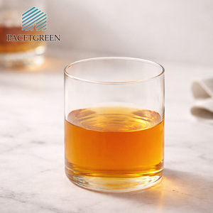 Verre à whisky PACETGREEN à parois droites et fond épais, style classique Old Fashioned, pour bar, cocktails et usage quotidien - Product Image 5