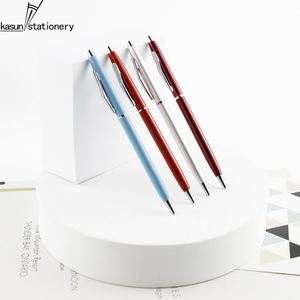 Bolígrafo Metálico Giratorio de Hotel en Oferta, Colorido con Grabado Láser, Logotipo Personalizado, Bolígrafo Novedoso de Aluminio para Negocios - Product Image 3