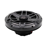 HASDA Haut-parleur marin étanche IP66 de 8 pouces 150 Watts en acier inoxydable + ABS, certifié CE/FCC/ROHS, avec piston durable pour sonorisation bateau