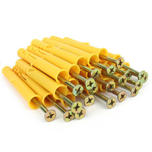 Anclaje de expansión de nailon de alta resistencia, anclaje de plástico para pared con tornillo para paneles de yeso de acero inoxidable o zincado en color - Product Image 3