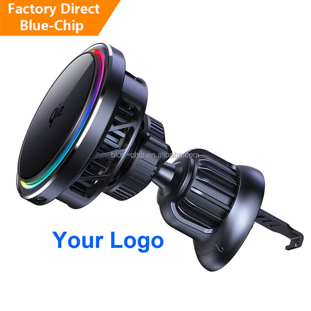 Yanchentian Anti Slip Trending 7.5W Magnet Portable Telephone Mount Mobile Phone Qi2 Receiver Wireless Car Charger Charging