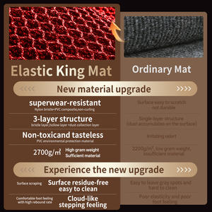 Alfombra de Entrada Elástica Qiqijia, Alfombra Roja Resistente a las Manchas, Antideslizante, para Uso Doméstico, Rectangular, de Fibra de Poliéster - Product Image 3