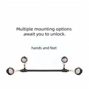 Игрушки для БДСМ: Регулируемый съемный металлический стержень для расширения ног, высококачественные наручники и ножные кандалы, реквизит для флирта - Product Image 6