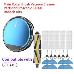 Kit de Robot aspirador, fuente de alimentación Manual, accesorios de barredora escénica profesional de plástico, <span class=keywords><strong>cepillo</strong></span> rodante de 811GB, <span class=keywords><strong>cepillo</strong></span> principal <span class=keywords><strong>Conga</strong></span> para coche - Product Image 5