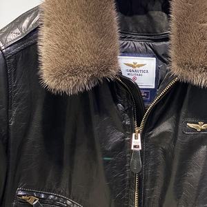 Moda invernale <span class=keywords><strong>giovane</strong></span> di mezza età scollo di visone staccabile in vera pelle <span class=keywords><strong>abbigliamento</strong></span> da <span class=keywords><strong>uomo</strong></span> rimovibile fodera di montone piumini - Product Image 6