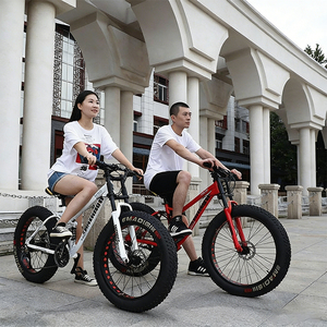 دراجة جبلية بإطار من الفولاذ عالي الكربون متعدد الألوان مع عجلات مقاس <span class=keywords><strong>26</strong></span> بوصة وإطارات 4.0 وفرامل قرصية، متوفرة بالجملة من المصنع - Product Image 2