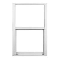 Fenêtre accrochée simple en aluminium Offre Spéciale avec obturateur et verre trempé Low-E