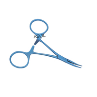 Pinces hémostatiques chirurgicales en titane à mâchoires dentelées de 20 mm pour la chirurgie générale