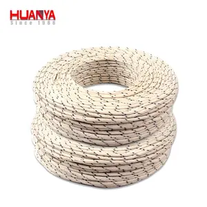 300C Tinned Copper Fiberglass Braided High Temperature Wire Fiberglass Braided Silicone Rubber Lead Wire Cable