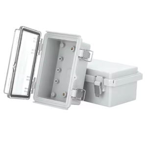 Scatola di Protezione IP66 Impermeabile in ABS con Presa <span class=keywords><strong>Fissa</strong></span>, Guscio Elettronico Trasparente, Combinatore di Alimentazione e Protezione ad Alto Impatto - Product Image 4