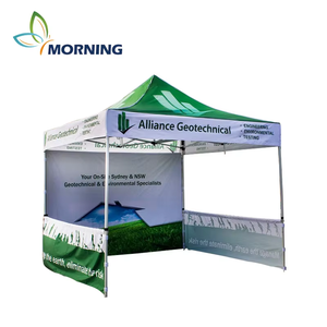 Carpa de feria comercial con impresión de logotipo personalizada Carpa de promoción plegable para exteriores Carpa emergente <span class=keywords><strong>rosa</strong></span> con logotipo - Product Image 5