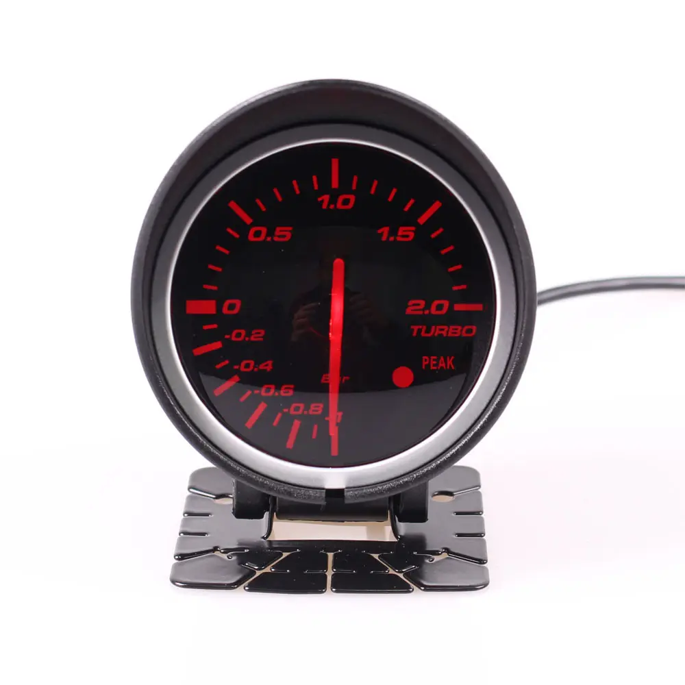 Defi BF 2.5 "60 mét trắng & ánh sáng màu đỏ Tự động đo Turbo Boost Bar Gauge Meter