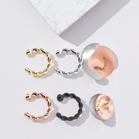 Faux Septum Piercing Nez Piercing Anneau À Lèvres Non Piercing Nez Corps Bijoux En Acier Inoxydable Piercing