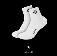 Chaussettes athlétiques mi-mollet Kumpoo KSO-780 avec talon et orteils renforcés, soutien de la voûte plantaire, résistantes à l'usure, absorption des chocs, respirantes