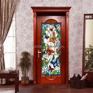 Vidrio Tiffany con Diseño de Mariposas para Iglesia, Suministro de Fábrica, 25x90, Sólido, Doble Cara, Alta Transmitancia de Luz, para Puerta, Pared o Ventana - Product Image 4