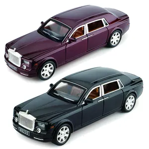 Diecast car model electric pull back scale 1:24 simulation model toy cars diecast toy vehicle for kids