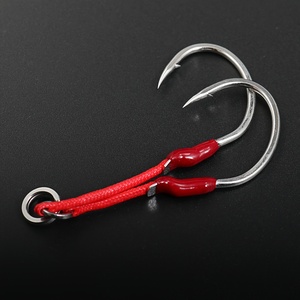 ตะขอเบ็ดตก<span class=keywords><strong>ปลา</strong></span>คู่ Kona Fishing รุ่น Micro Clamp Assist ขนาด 1/0-4.0 อุปกรณ์ตกปลาทะเล ผลิตจากเหล็กกล้าคาร์บอนสูง ใช้กับสาย PE - Product Image 5