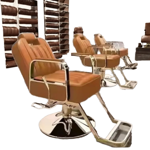 Hot Sale High Quality Synthetic Leather <b>Reclining</b> <b>Small</b> Barber <b>Chair</b> with Modern Design for Schools and Salons - Product Image 1
