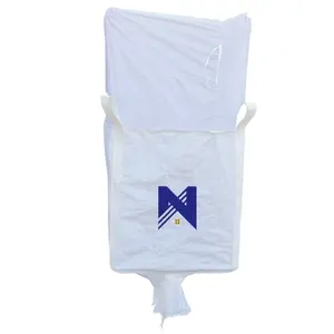 Made In China FIBC Bag Plastic Polypropylene 1.5 Ton Pp Woven Big Bags 1000KG Super Sacks Jumbo Bag