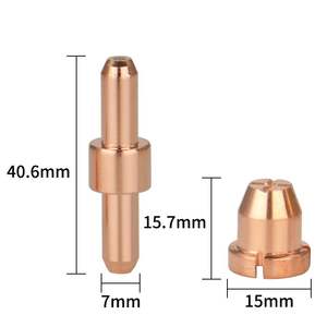 Cortadores de Plasma Changzhou 80A KLG-80, Electrodo de Hafnio, Boquilla de Corte, Antorcha, Cabezal de Pistola, Electrodo de Alta Velocidad para un Corte Eficiente - Product Image 3