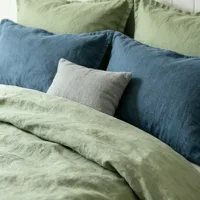 Parure de lit 100 % lin français lavé à la pierre, luxe doux certifié OEKO-TEX, draps de lit très grand format, directement de l'usine
