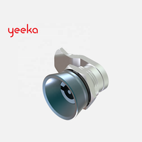 Loquet à quart de tour Yeeka 1416 de qualité supérieure en zinc moulé sous pression avec cylindre de verrouillage interchangeable pour armoires