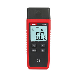 Original UNI-T UT377A Wood <b>Moisture</b> <b>Meter</b> Digital Wood Hygrometerwith Backlight LCD Display for Plywood Testing - Product Image 1