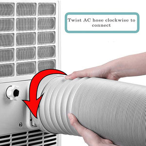 Pièces de rechange de climatiseur domestique portable 5.0/5.9 pouces de diamètre 80 pouces de longueur conduit manuel usine PP tuyau de ventilation tuyau d'échappement - Product Image 4