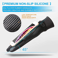 Gants de sport d'hiver unisexes chauds, légers, en polaire, thermiques, imperméables, coupe-vent, antidérapants, compatibles écran tactile, pour la course à pied et le cyclisme