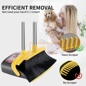 Best Selling Trending Products 2023 New Arrivals Eco Friendly Household Products Dustpan Broom With Long Handle Brush