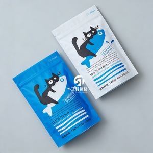 Customized Mylar Stand up Pouch Bags for <b>Pet</b> Food Baby Food & Noodle Packaging-Food Grade Zipper Top Custom Color & Size - Product Image 4