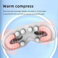 Kabelloser Luftdruck-Vibrations-Augenmassager mit Wärmefunktion und Musik